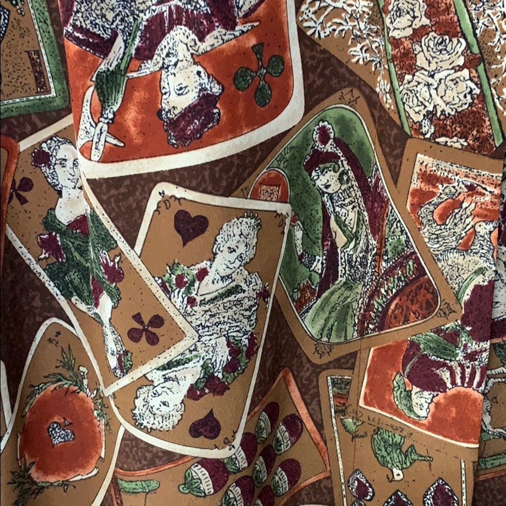 Pendleton Playing Cards Printed Blouse - image 4